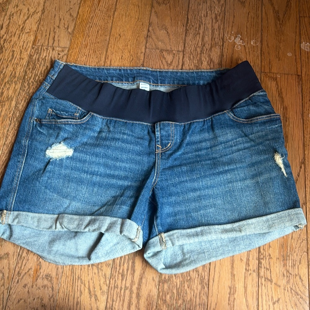 Old Navy Maternity Jean Shorts
